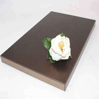 E0 Anti Scratch  18mm Metal Brushed PET Laminated MDF Panels