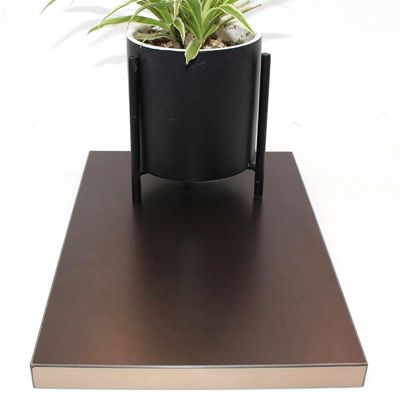 E0 Anti Scratch  18mm Metal Brushed PET Laminated MDF Panels