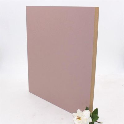 Matte Pink 3H Medium Density Fiberboard Panels For Interior Furniture