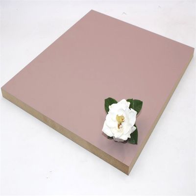 Matte Pink 3H Medium Density Fiberboard Panels For Interior Furniture