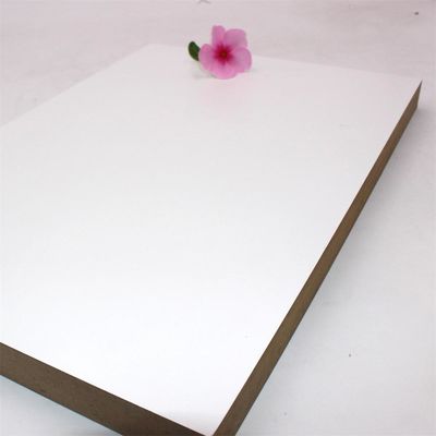 Eco Friendly  Matte White 0.35mm PET Laminated MDF Panels