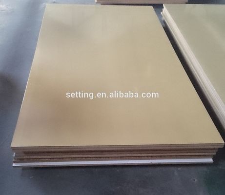 Mocha color high gloss mdf panel for kitchen cabinet