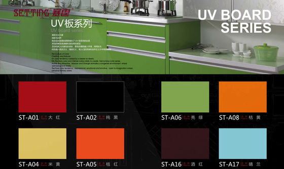 E1 grade UV MDF board for kitchen and Wardrop