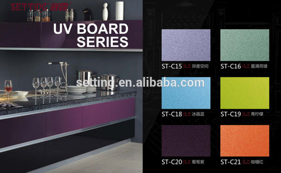 E1 grade UV MDF board for kitchen and Wardrop