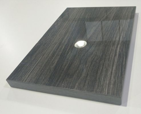 Home Furniture 4H Gloss Wood Grain MDF Sheets  4x10Ft