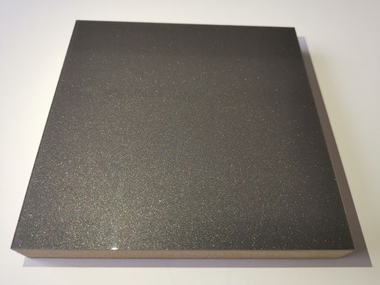 good quality sparkle silver acrylic mdf panel for kitchen furniture