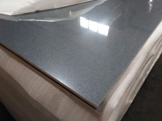 19mm High gloss acrylic mdf board for sparkle silver cabinet