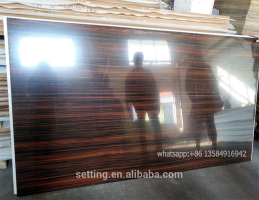 Wardrobe used high gloss acrylic panels