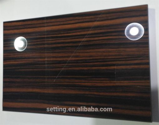 acrylic mdf board veneer grain kitchen door