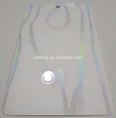 9mm high glossy acrylic board for shopping mall racks