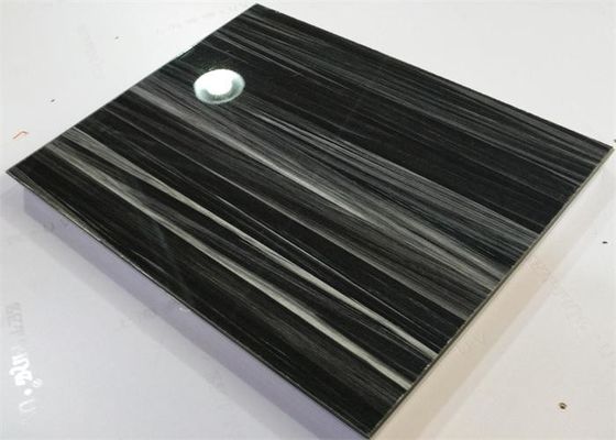 Heat Resistance High Gloss Marble  UV MDF Board 1220*2800Mm