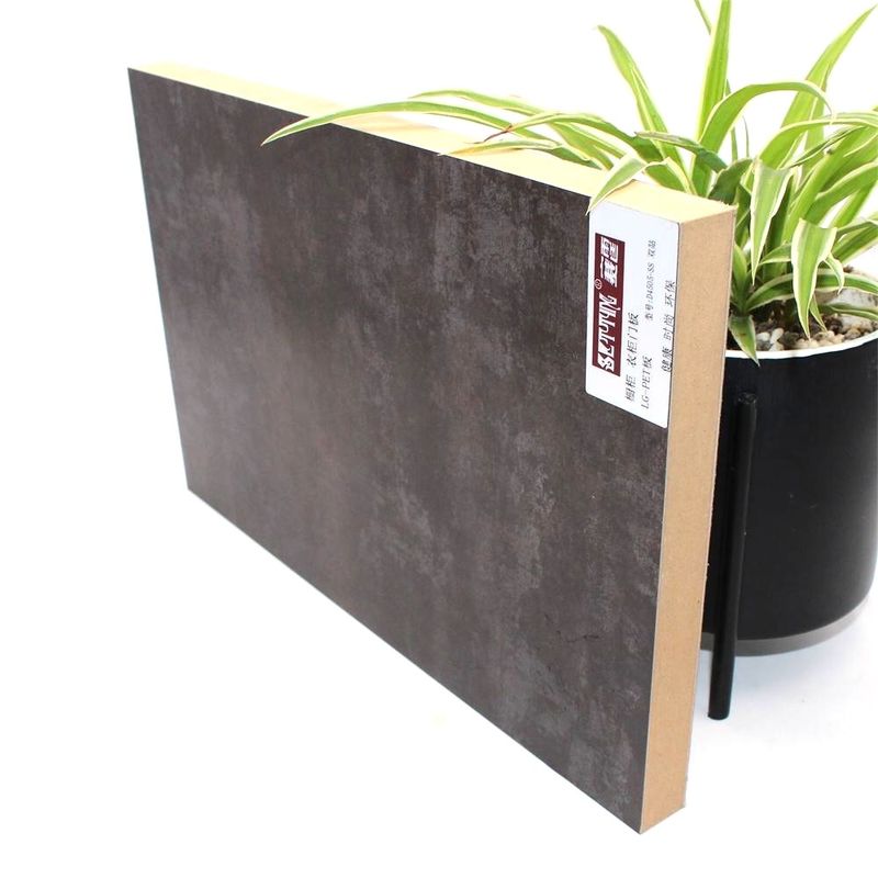 Uv Coating Anti Scratch  2H Matte PET Laminated MDF Panels