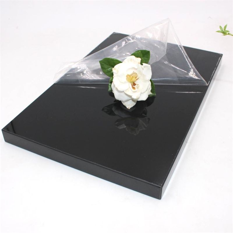 gloss black color acrylic laminated mdf board in 4x10ft