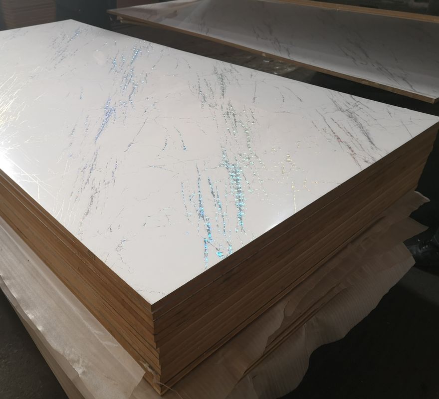 Marble 740KGS/M3  High Gloss Acrylic MDF Panels 4*10FT