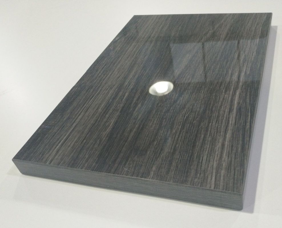 Home Furniture 4H Gloss Wood Grain MDF Sheets  4x10Ft